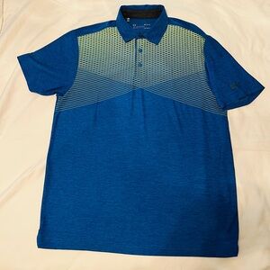 Under Armour Men's Blue Polo Shirt; M Loose fit